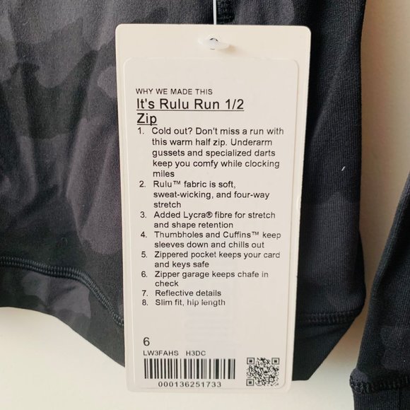 Lululemon Its Rulu Run Half Zip - Picture 11 of 11
